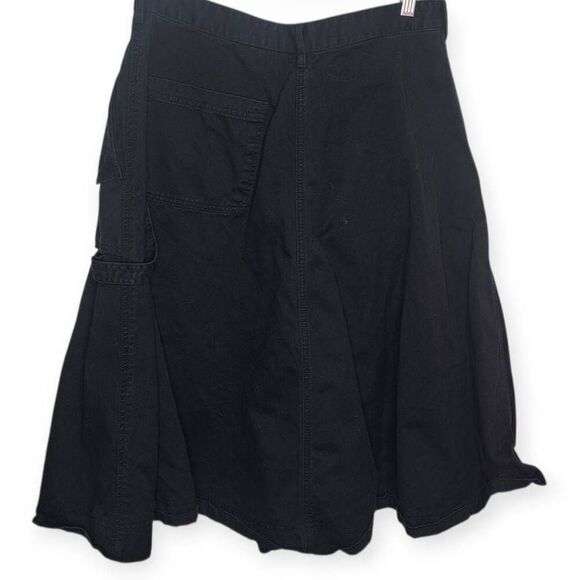 Marc by Marc Jacobs Women's Designer Black Denim Cargo Utility Skirt size 12 - Picture 6 of 8